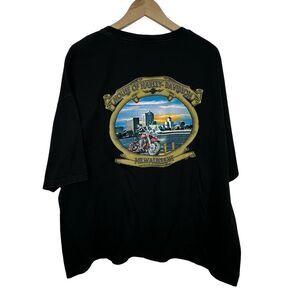 HARLEY-DAVIDSON Motorcycles Milwaukie WI Black Tshirt Men’s Size 3XL